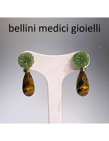 orecchini in oro giallo con con...