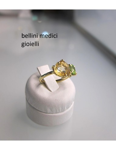 ANELLO IN ORO GIALLO CON CUORE DI...
