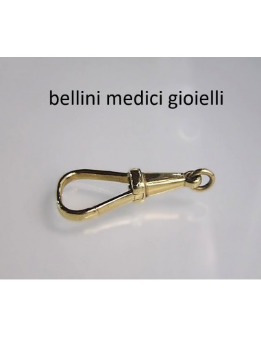 PORTACHIAVI A MOSCHETTONE IN ORO GIALLO
