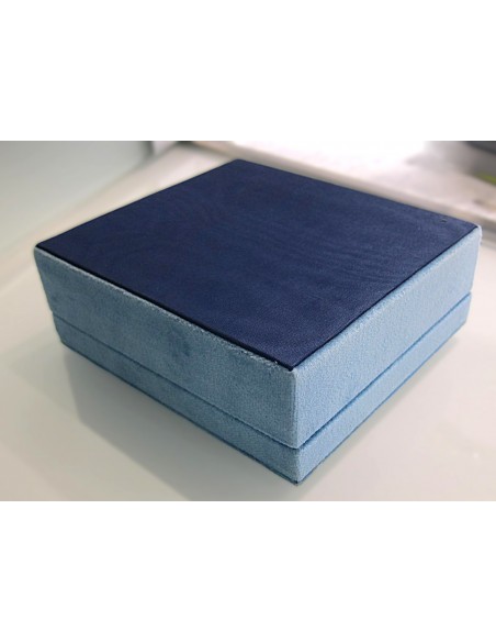 scatola con piastra della nascita in argento Torrini