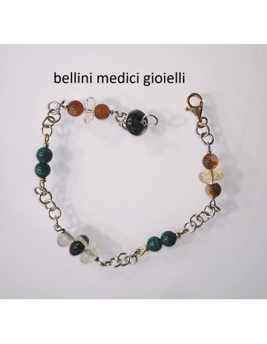bracciale in argento con agata...