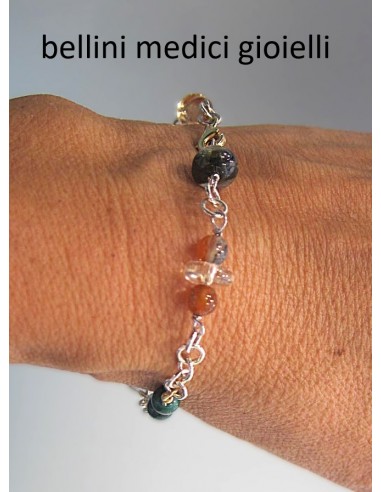 bracciale in argento con agata...