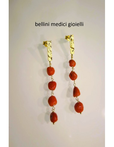 collana in argento dorato con...