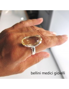 anello in argento con...